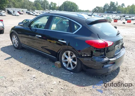 2009 Infiniti Ex35 Journey z USA, uszkodzony, nr VIN JNKAJ09E39M900489